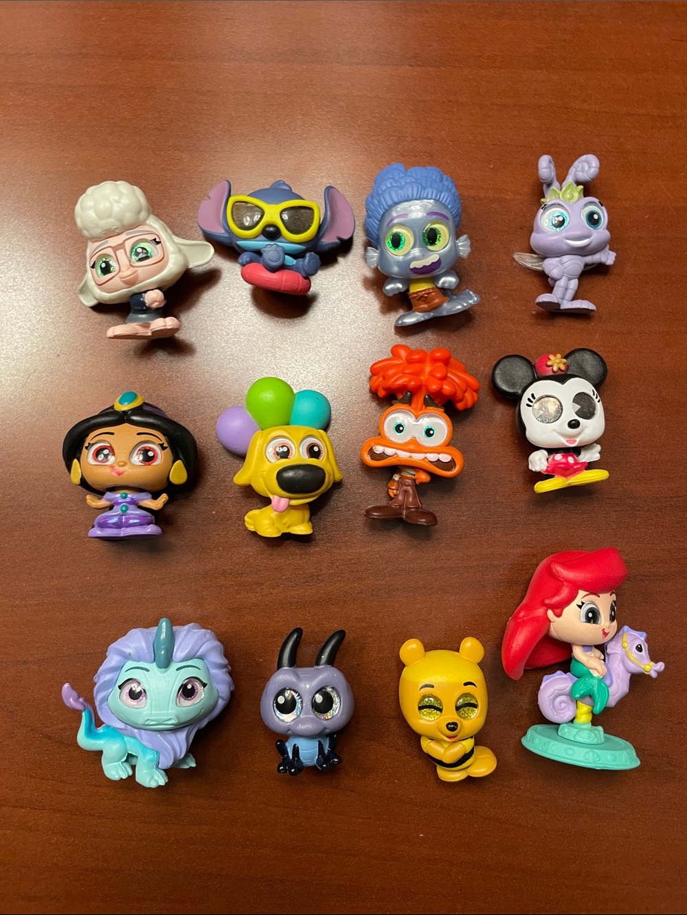 Assorted Disney Doorables Lot - Jasmine, Anxiety, Ariel Ticket to Fun and more!